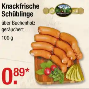 V Markt Knackfrische Schüblinge 100g Angebot