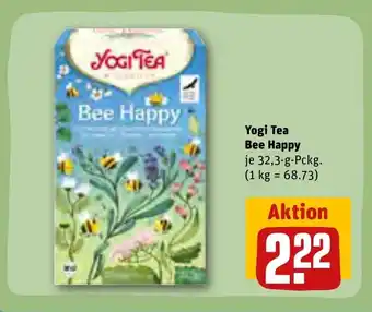 REWE Yogi Tea Bee Happy je 32,3g Angebot