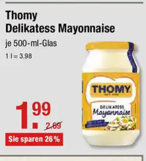 V Markt Thomy Delikatess Mayonnaise 500ml Angebot