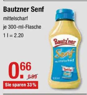 V Markt Bautz'ner Senf 300 ml Angebot