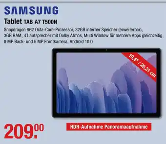 V Markt Samsung Tablet TAB A7 T500N Angebot