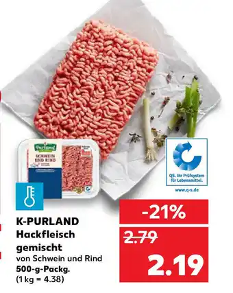 Kaufland K-Purland Hackfleisch gemischt 500g Angebot