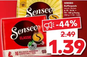 Kaufland Senseo Kaffeepads 111-125g Angebot