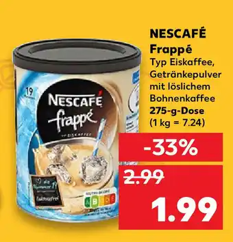 Kaufland Nescafé frappé 275g Angebot