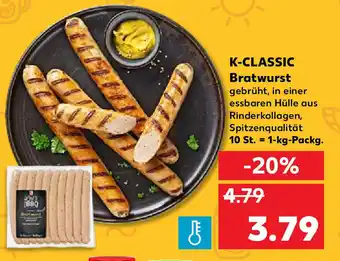 Kaufland K-Classic Bratwurst 1kg Angebot