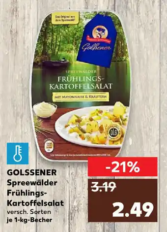 Kaufland Golssener Spreewälder Frühlings Kartoffelsalat 1kg Becher Angebot