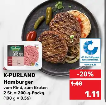 Kaufland K-Purland Hamburger 200g Angebot