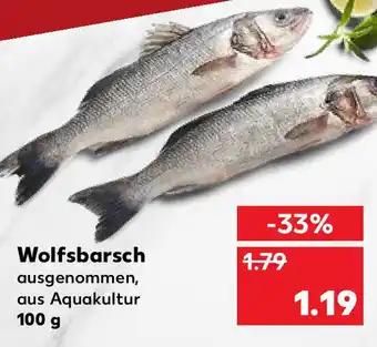 Kaufland Wolfsbarsch 100g Angebot