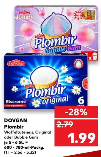 Kaufland Dovgan Plombir 600-780ml Angebot