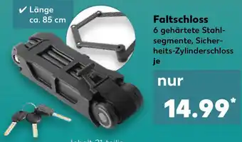 Kaufland Faltschloss Angebot