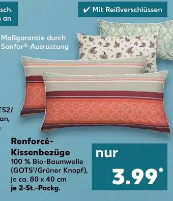 Kaufland Renforcé Kissenbezüge Angebot