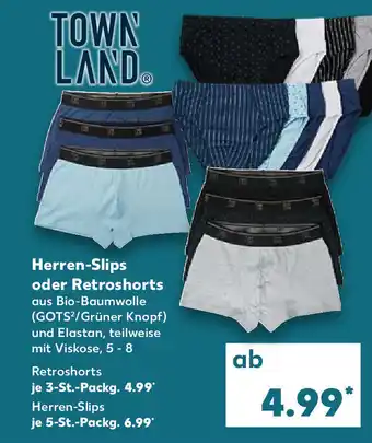 Kaufland Town Land Herren Slips oder Retroshorts Angebot