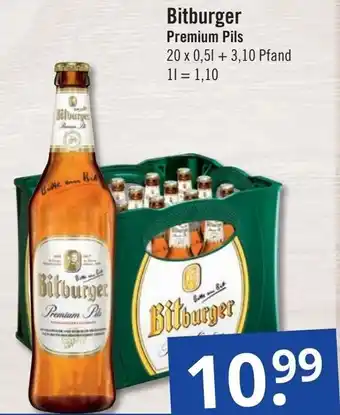 GetränkePartner Bitburger Premium Pils 20x0,5 L Angebot