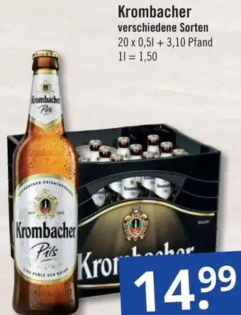 GetränkePartner Krombacher 20x0,5 L Angebot