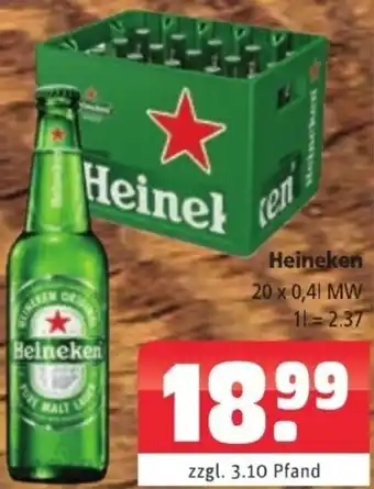 Getränkehaus Heineken 20x0,4 L Angebot