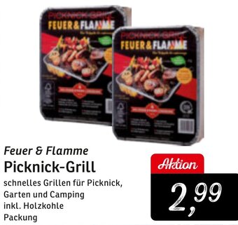 KONSUM Feuer & Flamme Picknick-Grill Angebot