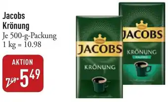 Galeria Markthalle Jacobs Krönung 500-g-Packung Angebot