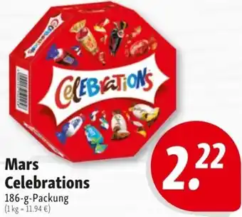 Nah & Frisch Mars Celebrations 186-g-Packung Angebot