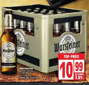 Edeka Warsteiner 24x0,33L Angebot