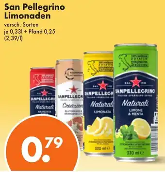 Trink und Spare San Pellegrino Limonaden 0,33 L Angebot