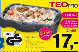 KODi TECTRO TISCHGRILL TG171 Angebot