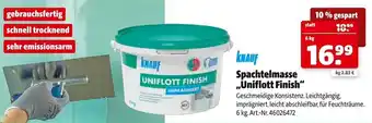 Hagebau Knauf Spachtelmasse ,,Uniflott Finish" 6 kg Angebot