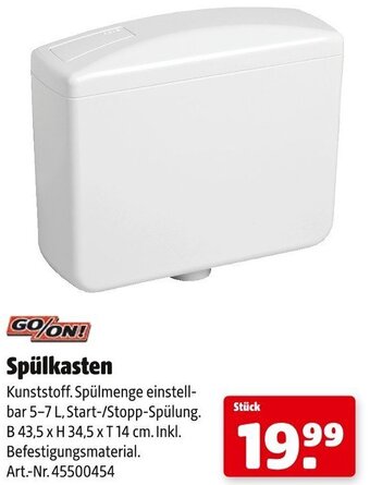 Hagebau GO/ON! Spülkasten Angebot