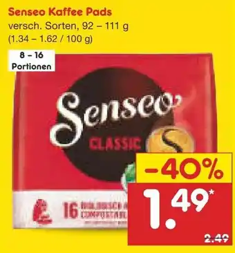 Netto Marken-Discount Senseo Kaffee Pads 92-111g Angebot