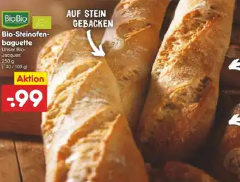 Netto Marken-Discount Bio Steinofenbaguette 250g Angebot