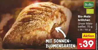 Netto Marken-Discount Bio Maisbrötchen 70g Angebot