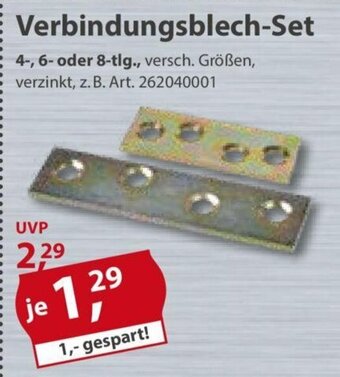 Sonderpreis Baumarkt Verbindungsblech-Set Angebot