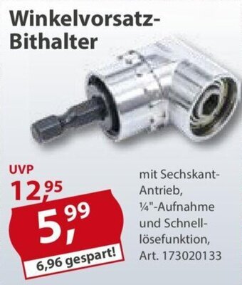 Sonderpreis Baumarkt Winkelvorsatz-Bithalter Angebot