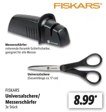 Lidl FISKARS Universalschere/ Messerschärfer Angebot