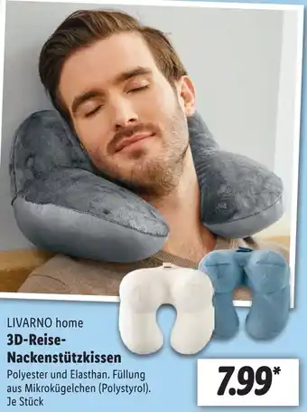 Lidl LIVARNO home 3D-Reise Nackenstützkissen Angebot