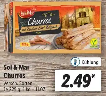 Lidl Sol & Mar Churros 225 g Angebot