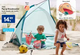 Aldi Süd CRANE Pop-up-Strandmuschel Angebot