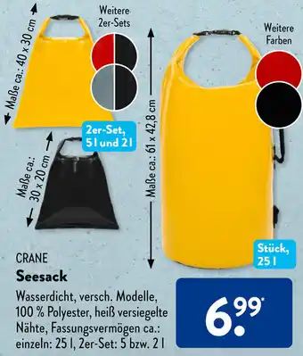 Aldi Süd CRANE Seesack Angebot