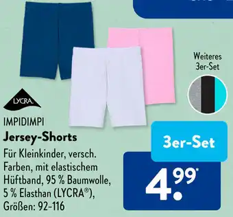 Aldi Süd IMPIDIMPI Jersey-Shorts 3er-Set Angebot