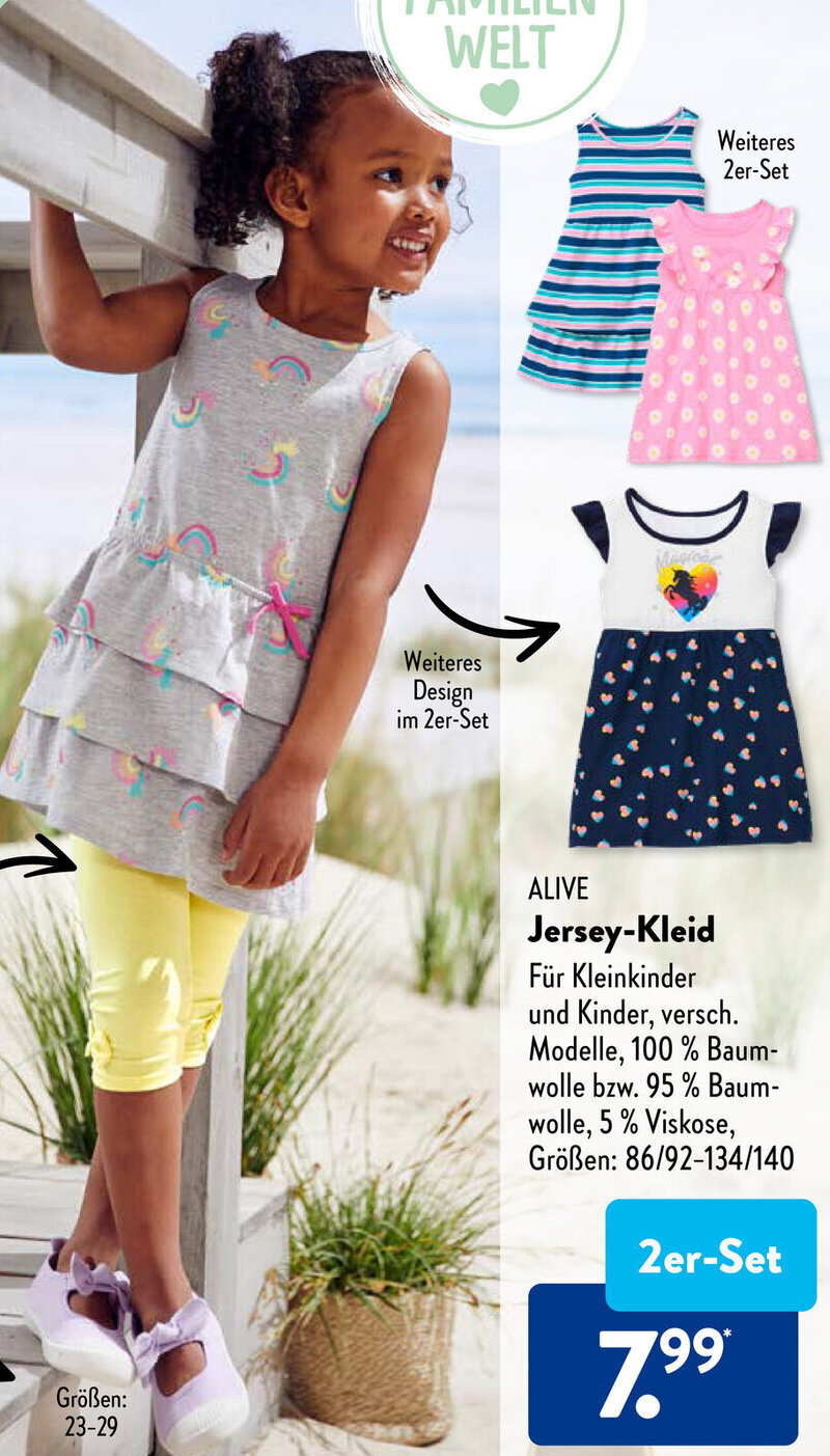 ALIVE JerseyKleid Angebot bei Aldi Süd