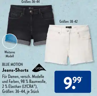 Aldi Süd BLUE MOTION Jeans-Shorts Angebot