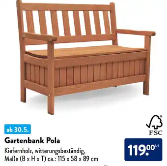 Aldi Süd Gartenbank Pola Angebot