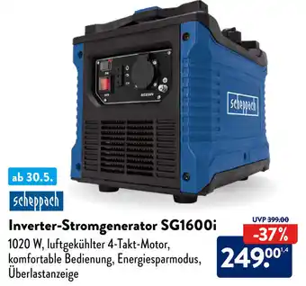 Aldi Süd scheppach Inverter-Stromgenerator SG1600i Angebot