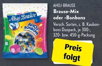 Aldi Süd AHOJ-BRAUSE Brause-Mix oder -Bonbons 300, 320, 450 g Packung Angebot