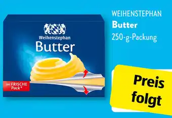 Aldi Süd Weihenstephan Butter 250 g Packung Angebot