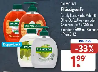 Aldi Süd PALMOLIVE Flüssigseife 600 ml Packung Angebot