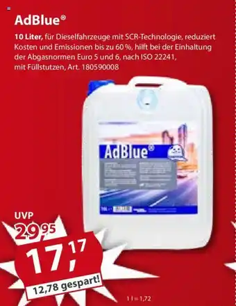 Sonderpreis Baumarkt AdBlue® 10 L Angebot