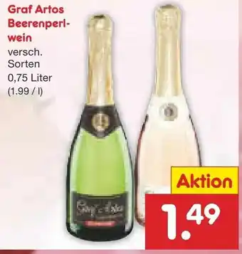 Netto Marken-Discount Graf Artos Beerenperlwein 0,75L Angebot