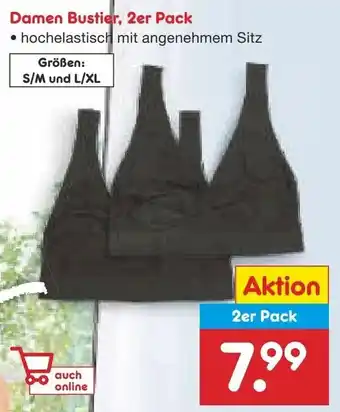 Netto Marken-Discount Damen Bustier, 2er Pack Angebot