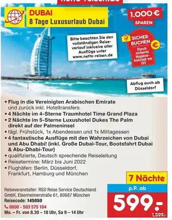 Netto Marken-Discount Dubai Angebot