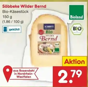 Netto Marken-Discount Söbbeke Wilder Bernd 150g Angebot